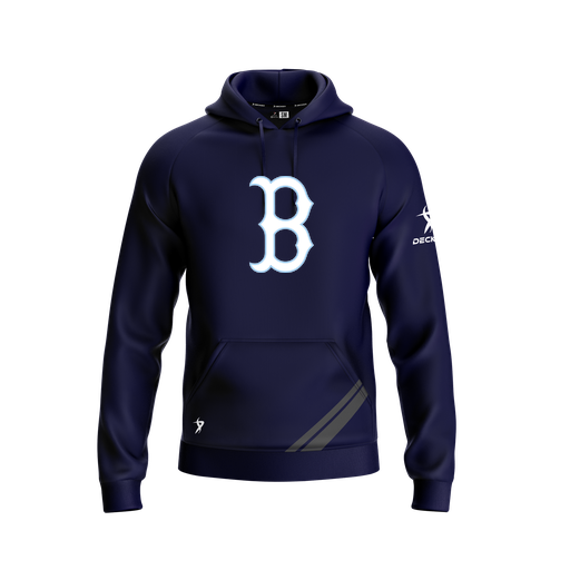 [FOLHSMNV-YXS-LOGO2] Decker Summit Hoodie (Youth XS, Navy, Logo 2)