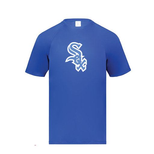 [2790.060.S-LOGO1] Men's Smooth Sport T-Shirt (Adult S, Royal, Logo 1)
