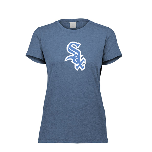 [FTSCUBNV-FAXS-LOGO1] Decker Women's Tri-Blend T-Shirt - Short Sleeve (Female Adult XS, Navy, Logo 1)