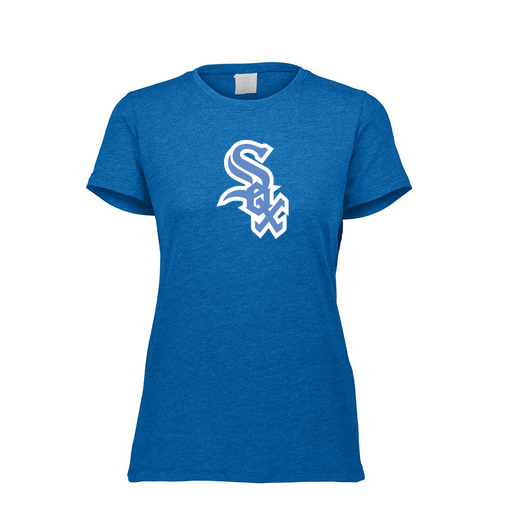 [FTSCUBRY-FAXS-LOGO1] Decker Women's Tri-Blend T-Shirt - Short Sleeve (Female Adult XS, Royal, Logo 1)