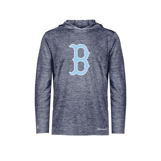 [FOLHCGNV-AS-LOGO3] Decker Men's Charge Hoodie (Adult S, Navy, Logo 3)