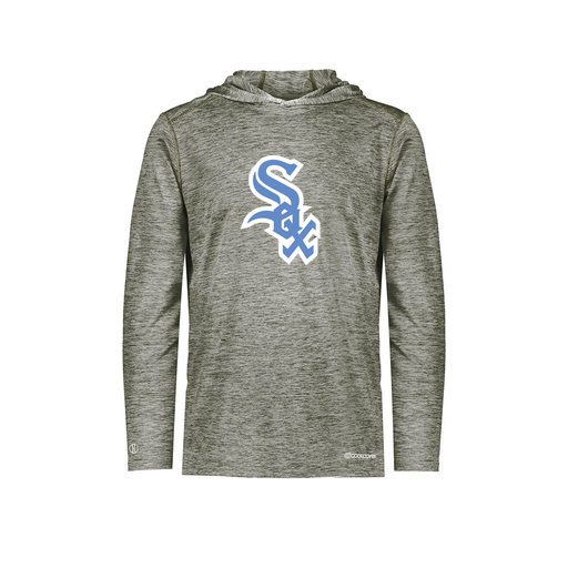 [FOLHCGGY-AS-LOGO1] Decker Men's Charge Hoodie (Adult S, Gray, Logo 1)