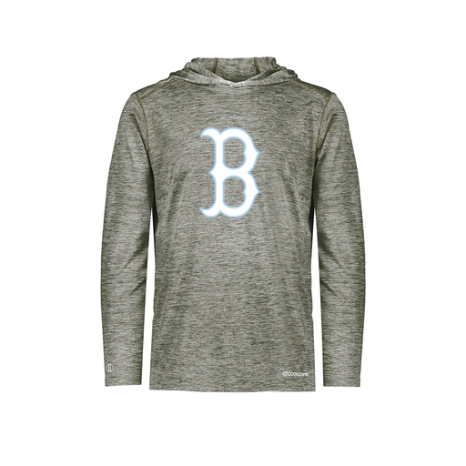 [FOLHCGGY-AS-LOGO2] Decker Men's Charge Hoodie (Adult S, Gray, Logo 2)