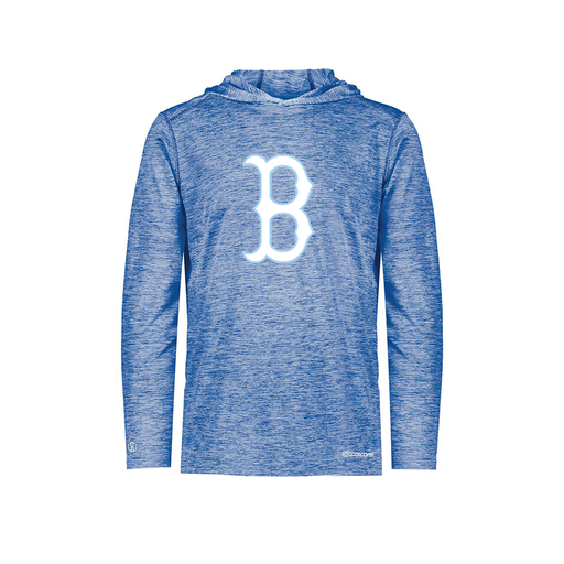 [FOLHCGRY-YS-LOGO2] Decker Youth Charge Hoodie (Youth S, Royal, Logo 2)