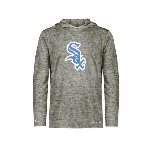 [FOLHCGGY-YS-LOGO1] Decker Youth Charge Hoodie (Youth S, Gray, Logo 1)