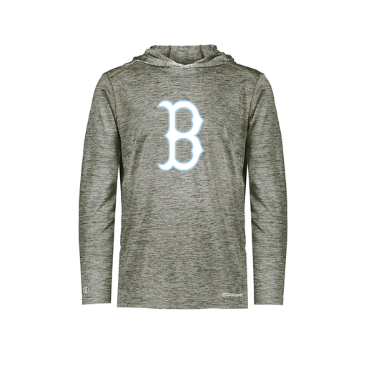 [FOLHCGGY-YS-LOGO2] Decker Youth Charge Hoodie (Youth S, Gray, Logo 2)