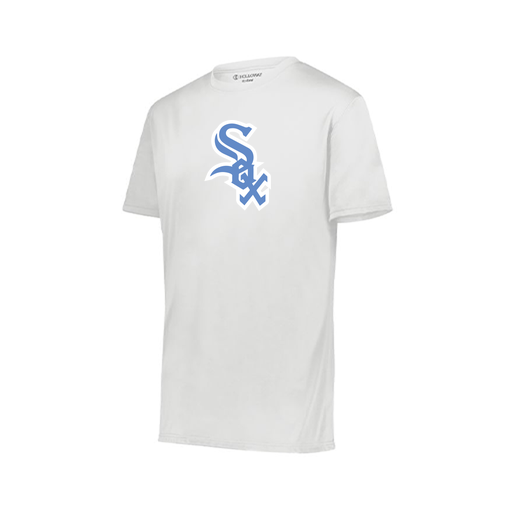 [222818.005.S-LOGO1] Men's Movement Dri Fit Shirt (Adult S, White, Logo 1)