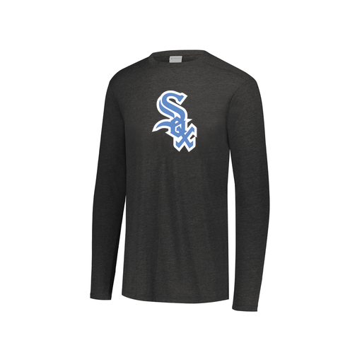 [3076.K94.S-LOGO1] Youth LS Ultra-blend T-Shirt (Youth S, Black, Logo 1)