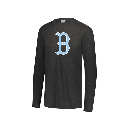 [3076.K94.S-LOGO3] Youth LS Ultra-blend T-Shirt (Youth S, Black, Logo 3)