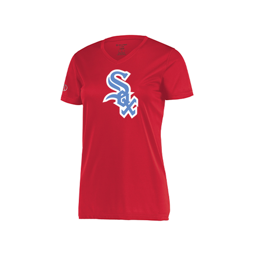 [222820.083.S-LOGO1] Ladies Movement Dri Fit Shirt (Female Adult S, Red, Logo 1)