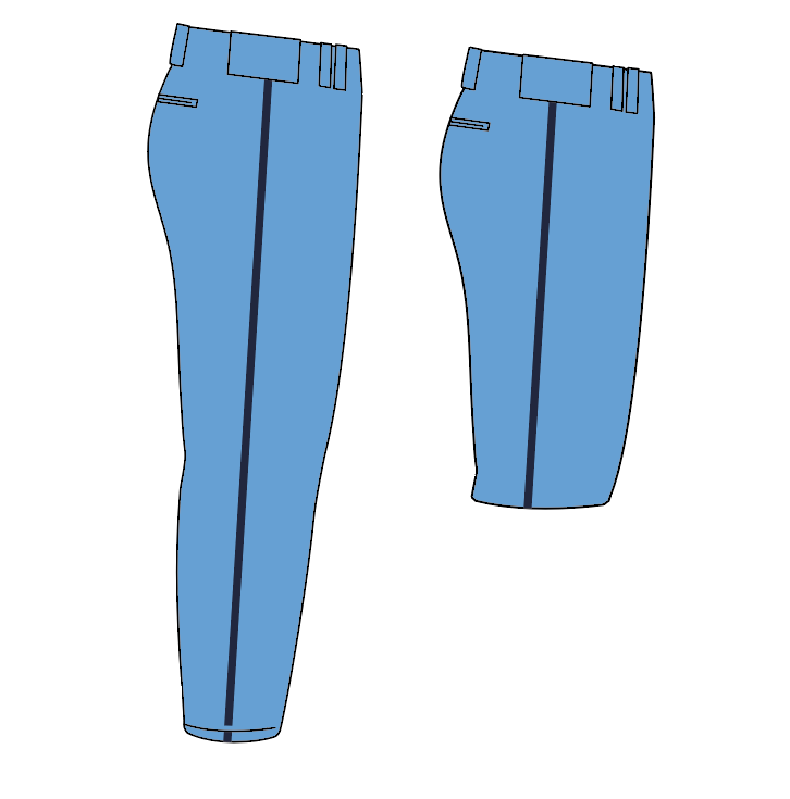 Blue Sox - Carolina Blue Pants